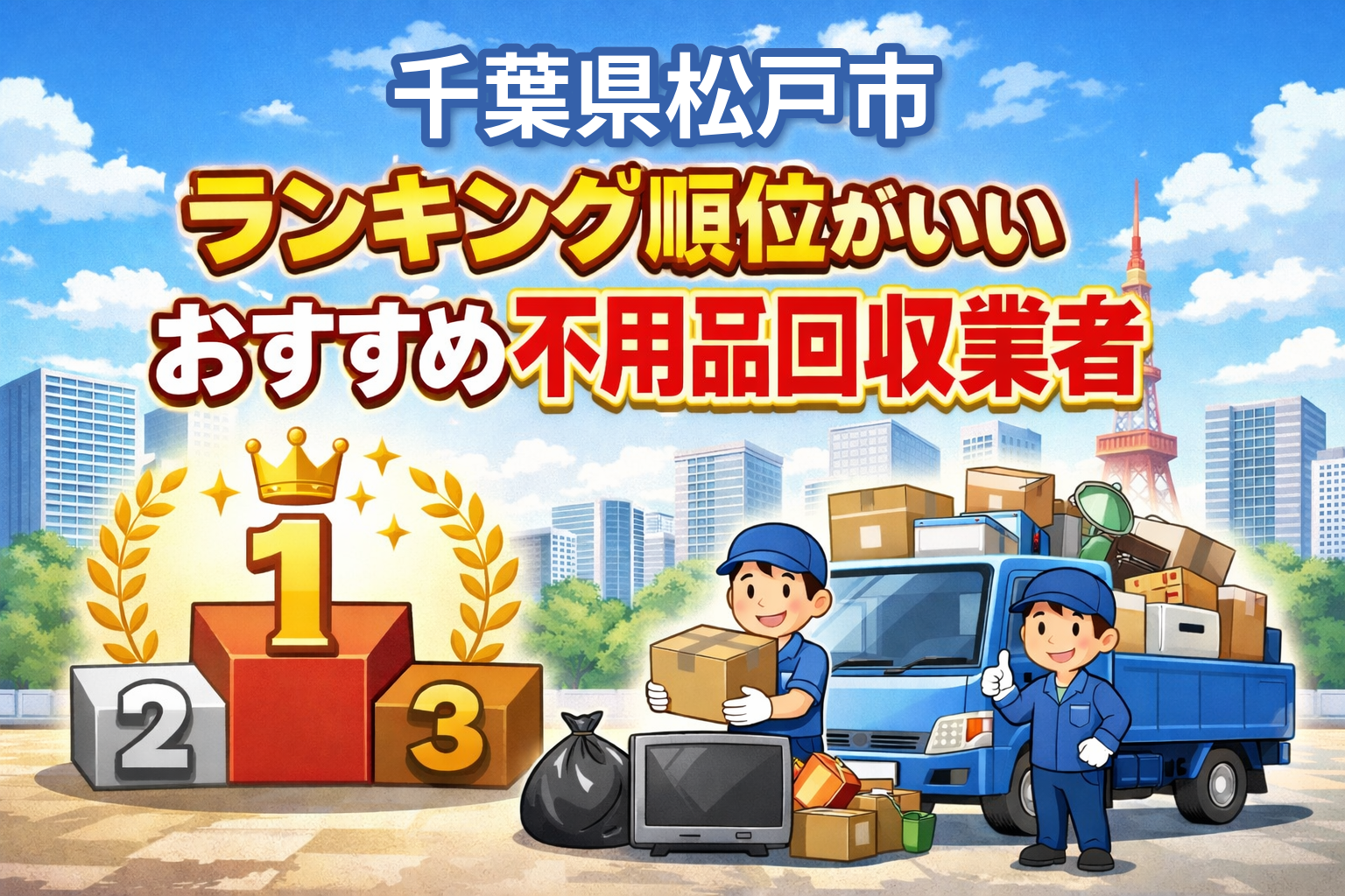 千葉県松戸市　ランキング順位がいいおすすめ不用品回収業者
